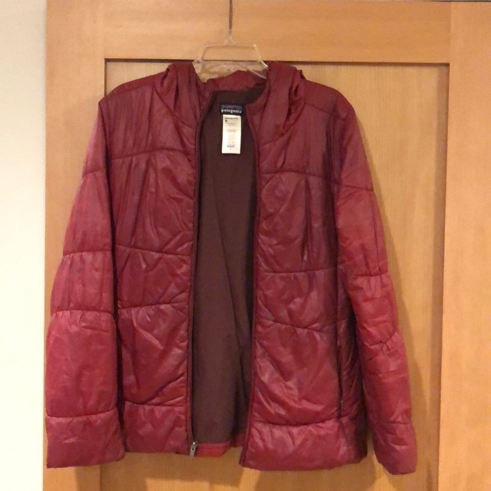 Patagonia Puffy hooded Jacket sz lg